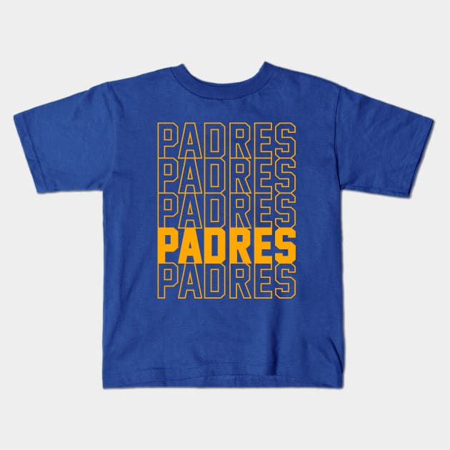 PADRES Kids T-Shirt by Throwzack